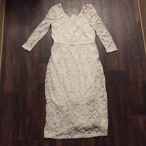 White lace dress